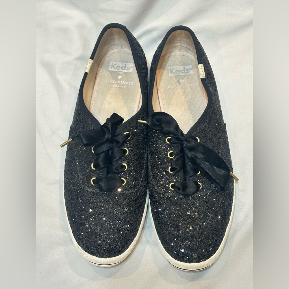 Keds x Kate Spade New York Women’s Glitter Sneakers in Black - Picture 3 of 11